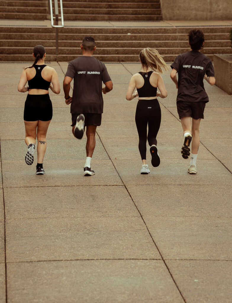 Unfit Running new season gear as photographed by Maddie Barklimore of Mbark.studio