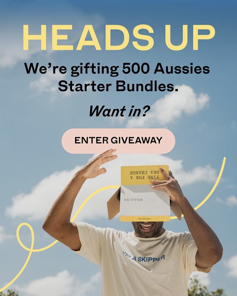 Skipper 100% off for good campaign by mbark.studio | Brisbane commercial photographer