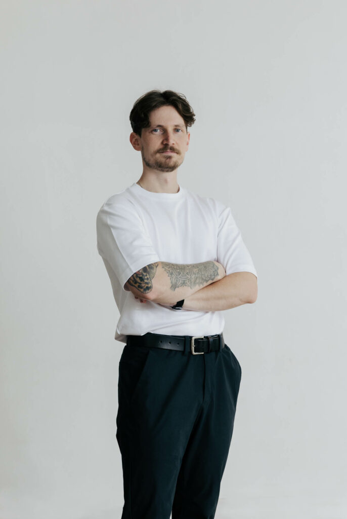 Woven studio team/staff/personal branding headshots by Brisbane photographer Maddie of Mbark.studio